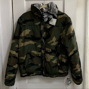 Camouflage Puffer Jacket